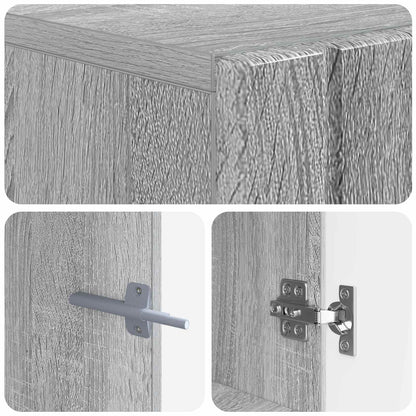 Tv-meubel Grijs Sonoma Bewerkt hout