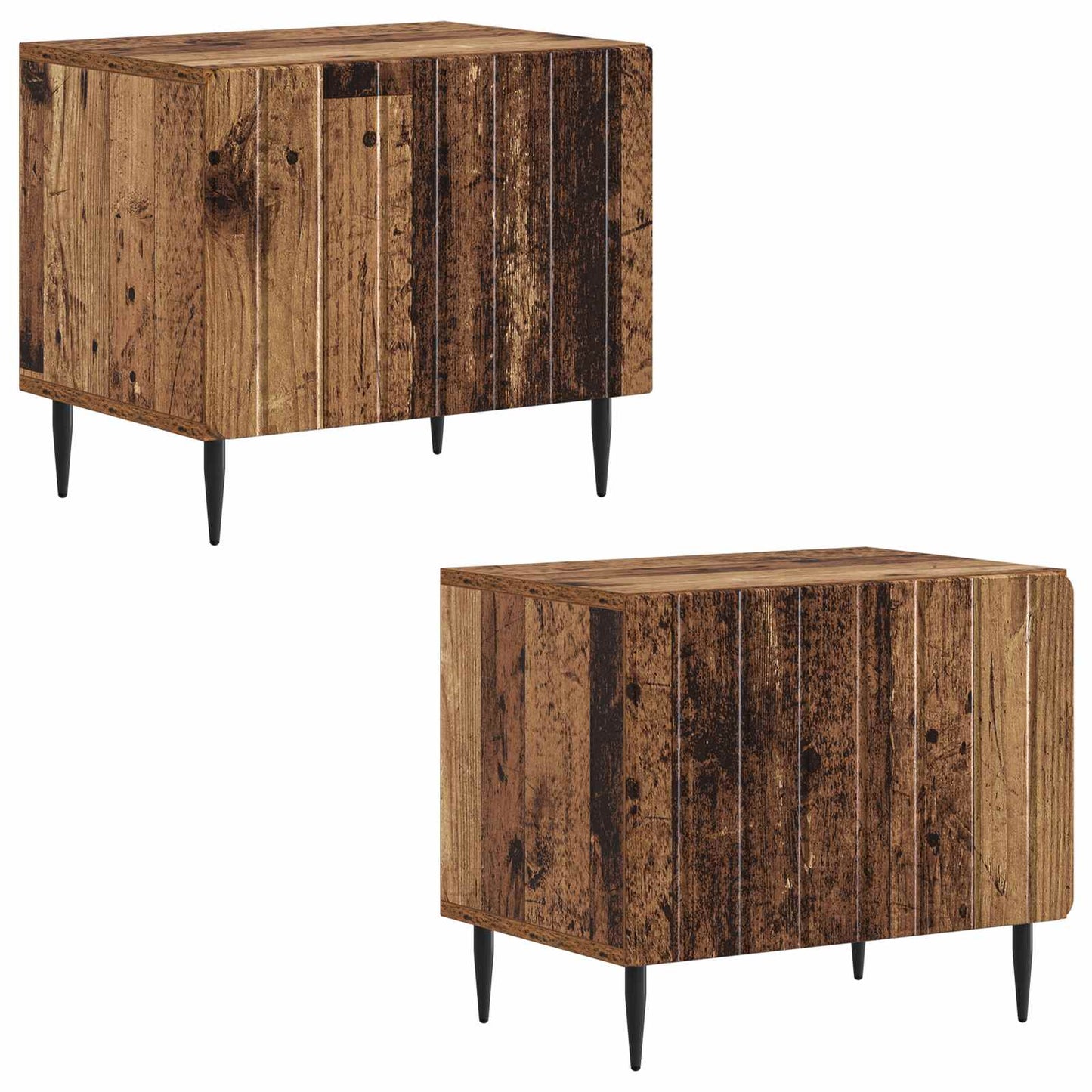 Tv-meubel Oud hout Bewerkt hout