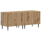 Tv-meubel 49x35x43 cm artisanaal eiken bewerkt hout