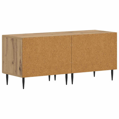 Tv-meubel Artisanaal eiken Bewerkt hout