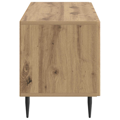 Tv-meubel Artisanaal eiken Bewerkt hout