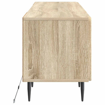 LED tv-meubel Sonoma Eiken Bewerkt hout