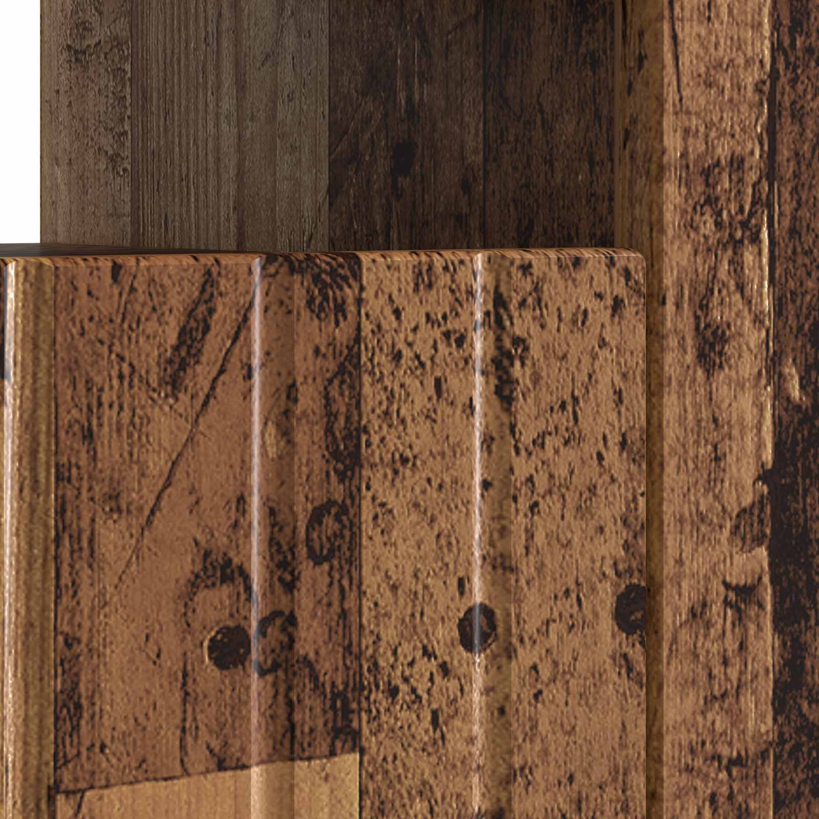 LED tv-meubel Oud hout Bewerkt hout