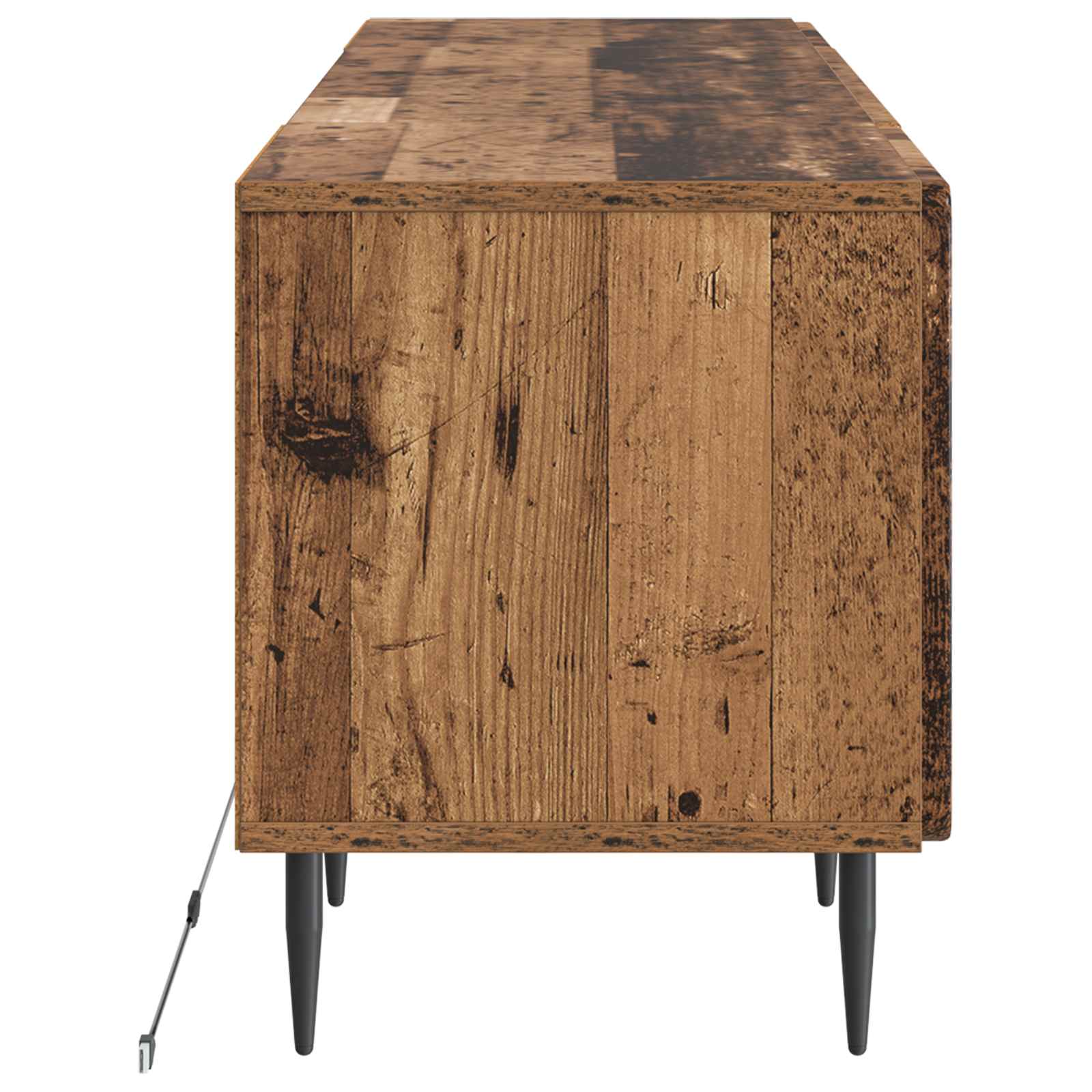 LED tv-meubel Oud hout Bewerkt hout