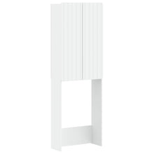 Toiletkast ZWOLLE Wit 66 x 25,5 x 190 cm Bewerkt hout