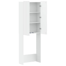 Toiletkast ZWOLLE Wit 66 x 25,5 x 190 cm Bewerkt hout