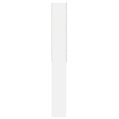 Toiletkast ZWOLLE Wit 66 x 25,5 x 190 cm Bewerkt hout