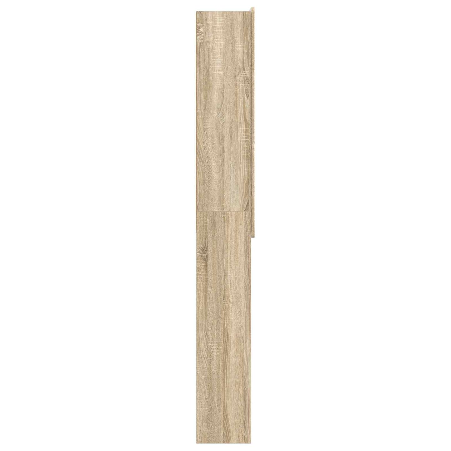 Toiletkast ZWOLLE Sonoma Eiken 66 x 25,5 x 190 cm Bewerkt hout