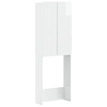Toiletkast ZWOLLE Hoogglans Wit 66 x 25,5 x 190 cm Bewerkt hout
