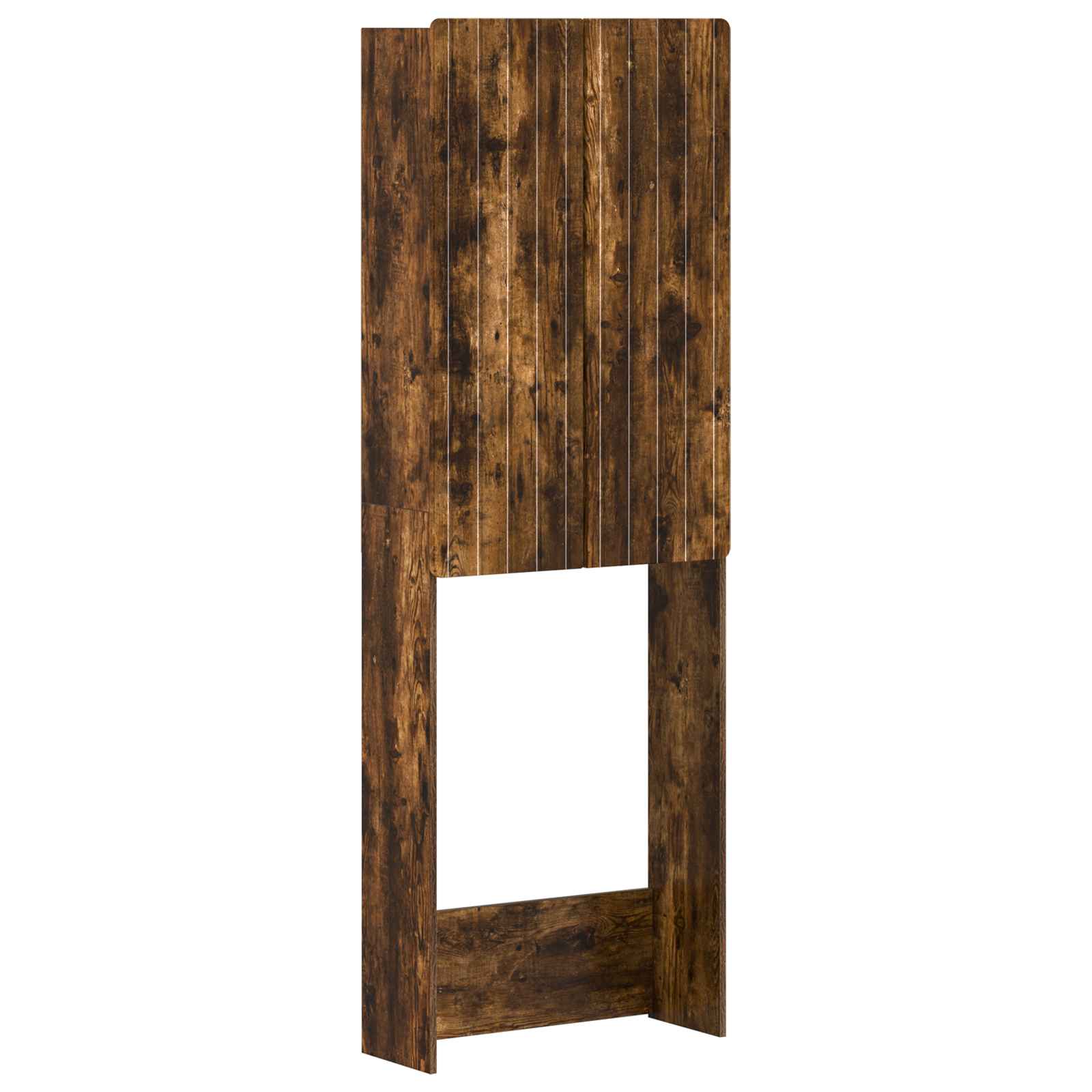 Toiletkast ZWOLLE Gerookt eiken 66 x 25,5 x 190 cm Bewerkt hout