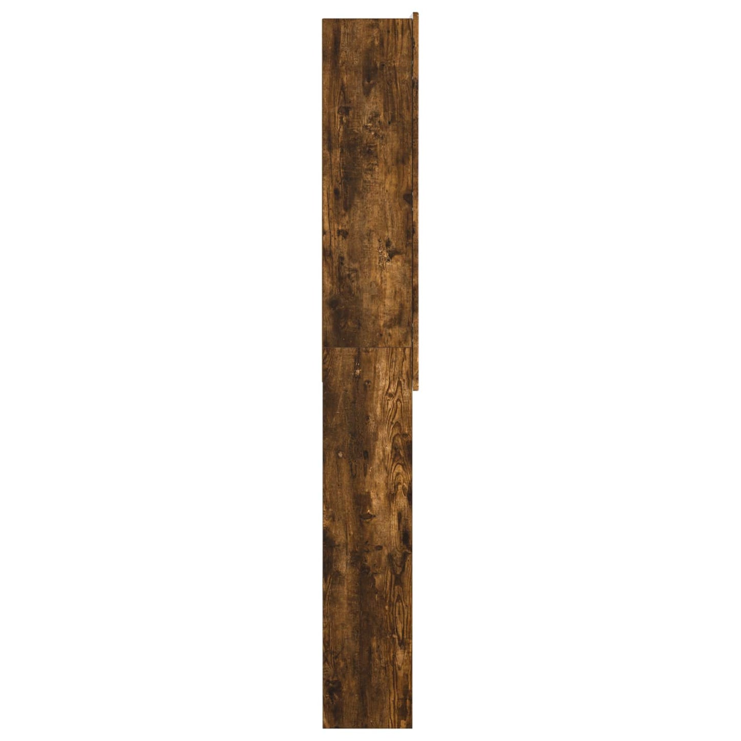 Toiletkast ZWOLLE Gerookt eiken 66 x 25,5 x 190 cm Bewerkt hout