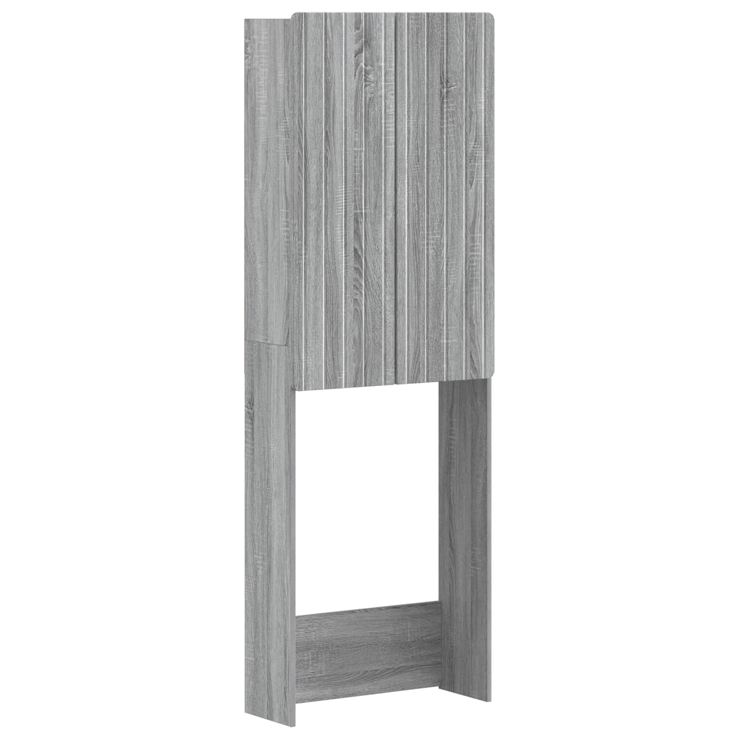 Toiletkast ZWOLLE Grijs Sonoma 66 x 25,5 x 190 cm Bewerkt hout
