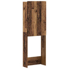 Toiletkast 66x25,5x190 cm bewerkt hout oud hout
