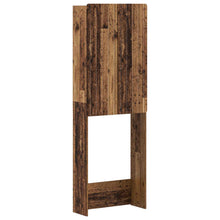 Toiletkast ZWOLLE Oud hout 66 x 25,5 x 190 cm Bewerkt hout