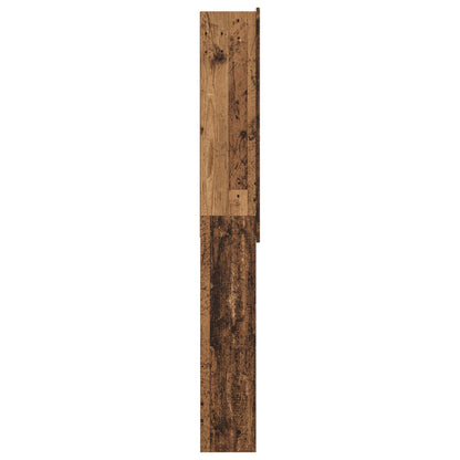 Toiletkast ZWOLLE Oud hout 66 x 25,5 x 190 cm Bewerkt hout