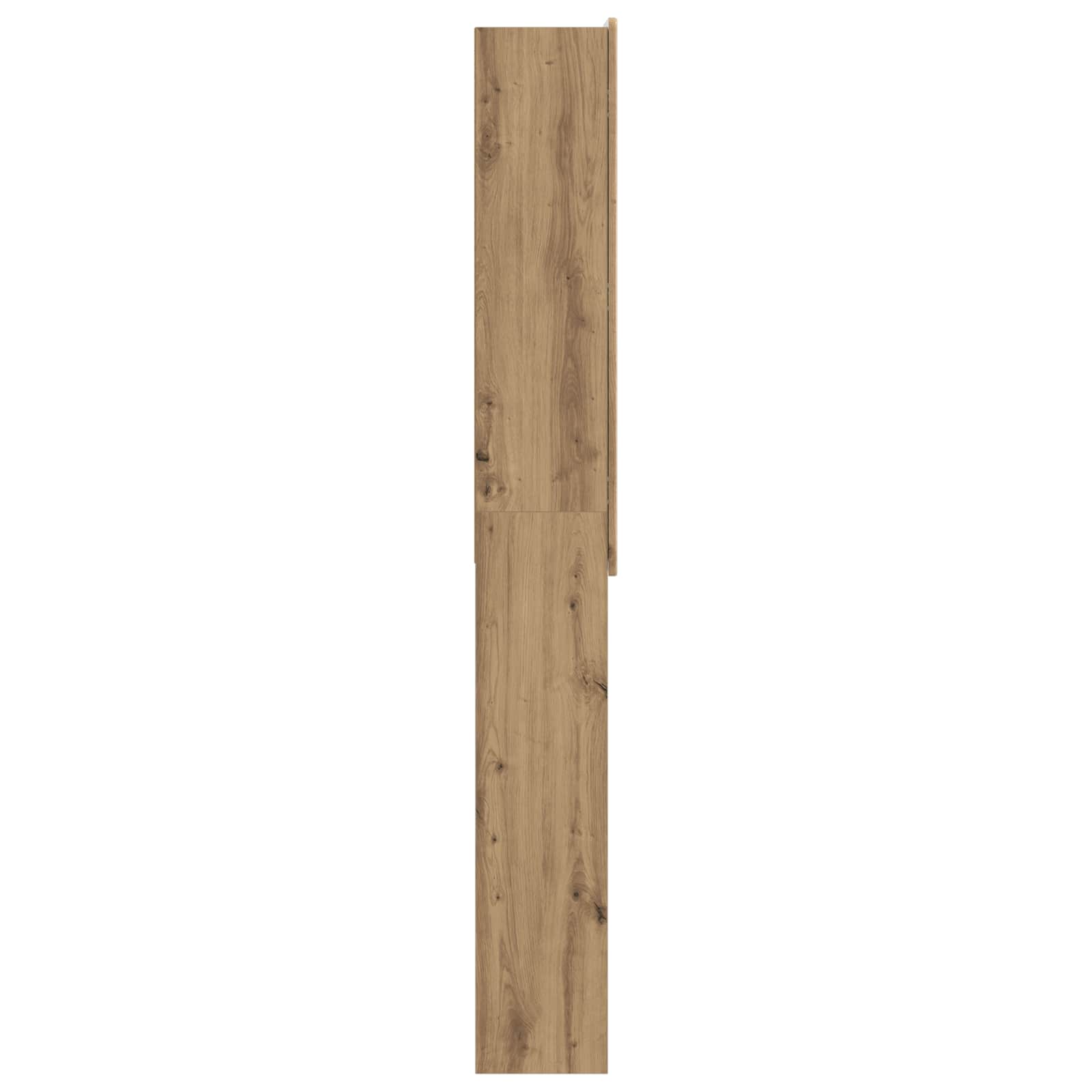 Toiletkast ZWOLLE Artisanaal eiken 66 x 25,5 x 190 cm