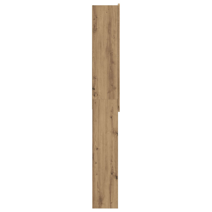 Toiletkast ZWOLLE Artisanaal eiken 66 x 25,5 x 190 cm