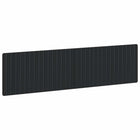 Hoofdbord 200x3x50 cm zwart bewerkt hout