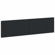 Hoofdbord 200x3x50 cm zwart bewerkt hout