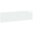 Hoofdbord 200x50 cm hoogglans wit bewerkt hout