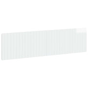 Hoofdbord 200x50 cm hoogglans wit bewerkt hout
