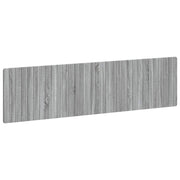 Hoofdbord wandmontage 200x50 cm grijs bewerkt hout