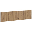 Hoofdbord wandmontage 200 cm artisanaal eiken