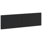 Hoofdbord Zwart 180x50 cm bewerkt hout wandmontage