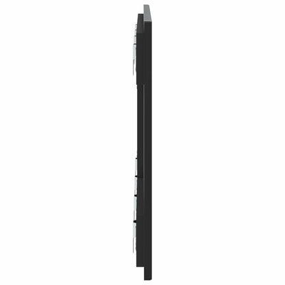 Wandgemonteerd Hoofdeinde ZWOLLE Zwart Bewerkt hout