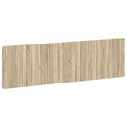 Hoofdeinde 180x3x50 cm Sonoma Eiken bewerkt hout muurmontage