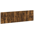 Hoofdbord wandmontage 180x3x50 cm gerookt eiken