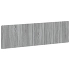 Hoofdbord 180x50 cm grijs bewerkt hout wandmontage