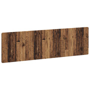 Hoofdbord wandmontage 180x3x50 cm oud hout