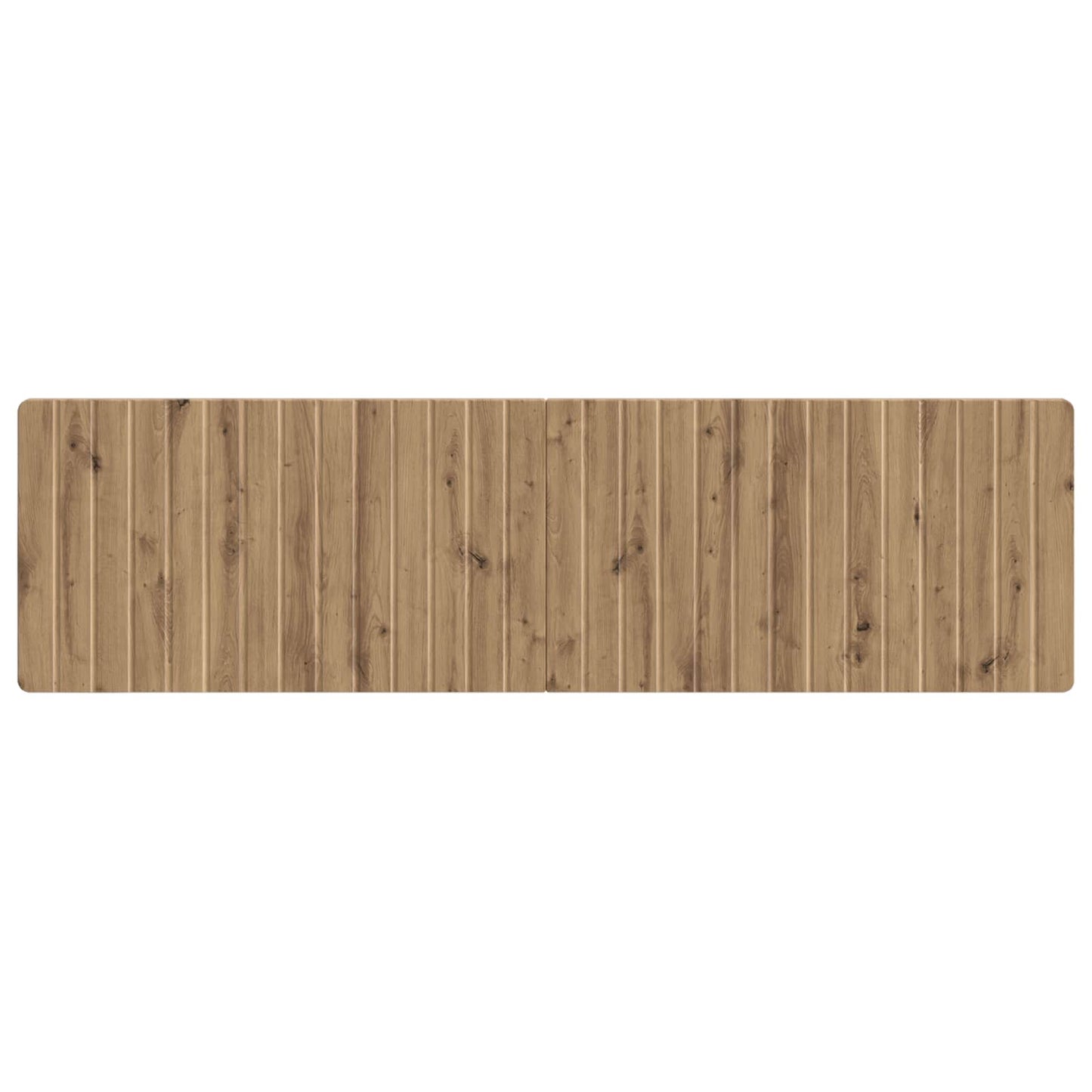 Wandgemonteerd Hoofdeinde ZWOLLE Artisanaal eiken Bewerkt hout