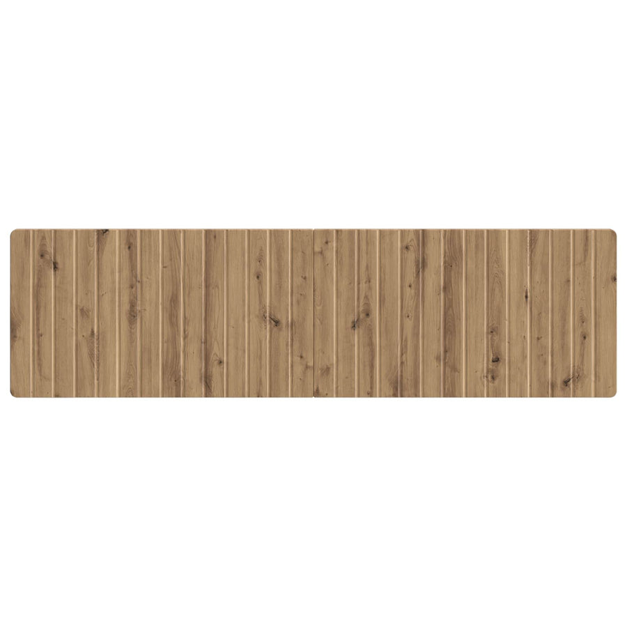 Wandgemonteerd Hoofdeinde ZWOLLE Artisanaal eiken Bewerkt hout