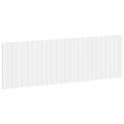 Hoofdbord 160x3x50 cm wit bewerkt hout muurmontage