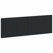 Hoofdbord 160 cm zwart bewerkt hout muurmontage