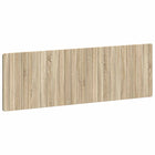 Hoofdbord 160 cm breed sonoma eiken bewerkt hout wandmontage