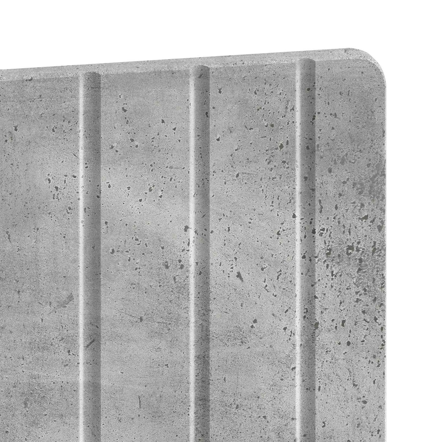 Wandgemonteerd Hoofdeinde ZWOLLE Betongrijs Bewerkt hout