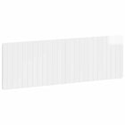 Hoofdbord 160x50 cm hoogglans wit bewerkt hout