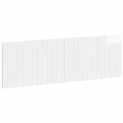 Hoofdbord 160x50 cm hoogglans wit bewerkt hout