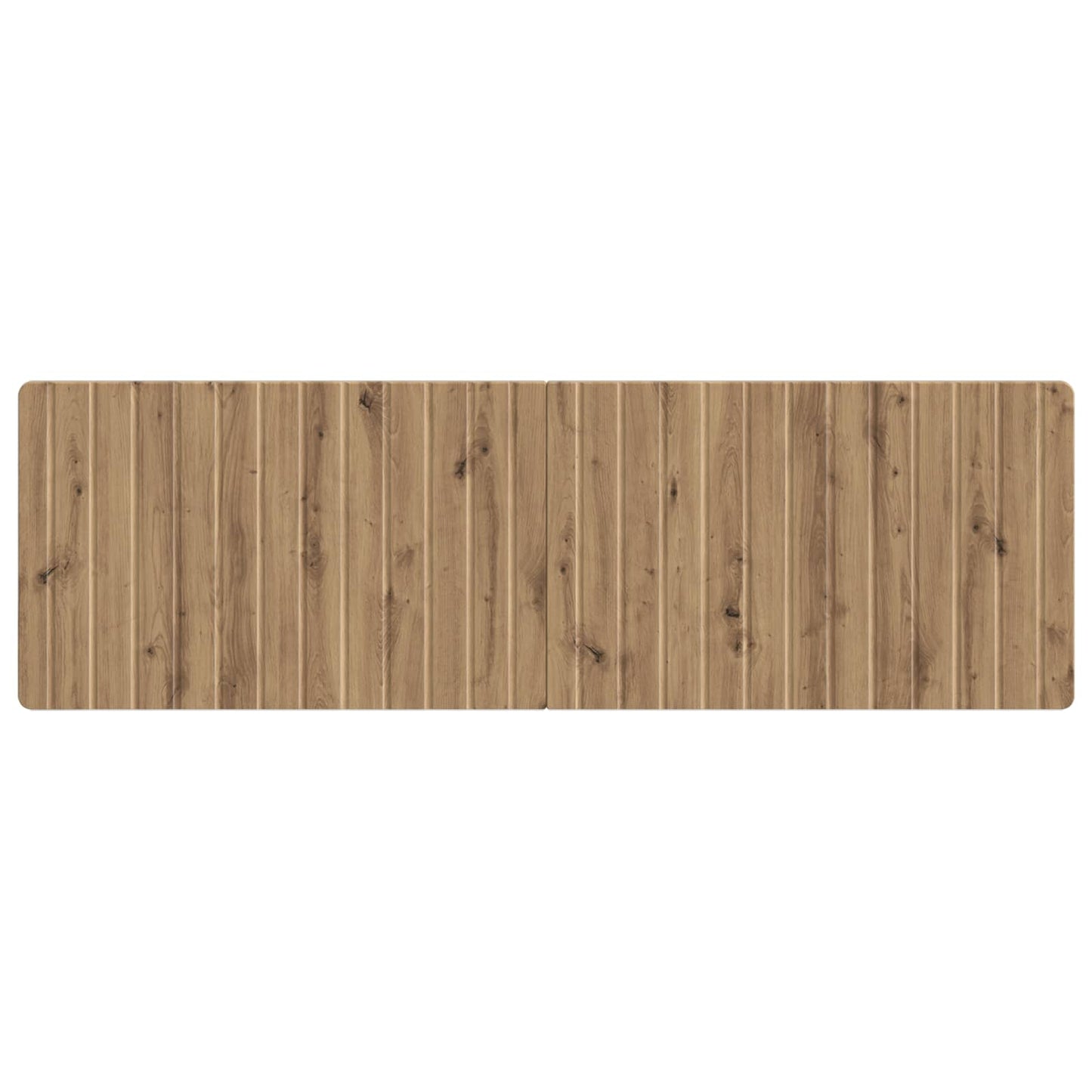 Wandgemonteerd Hoofdeinde ZWOLLE Artisanaal eiken Bewerkt hout