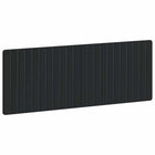 Hoofdbord wandmontage 140x50 cm zwart bewerkt hout