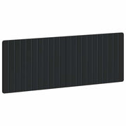 Hoofdbord wandmontage 140x50 cm zwart bewerkt hout