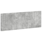 Hoofdeinde wandmontage 140 cm betongrijs bewerkt hout