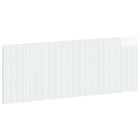 Hoofdbord wandmontage 140x50 cm hoogglans wit bewerkt hout