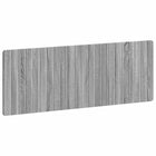 Hoofdbord wandmontage 140x3x50 cm grijs sonoma bewerkt hout