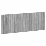 Hoofdbord wandmontage 140x3x50 cm grijs sonoma bewerkt hout