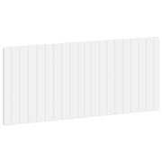 Hoofdbord 120x3x50 cm wit bewerkt hout wandmontage