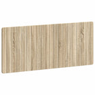 Hoofdeinde 120x3x50 cm sonoma eiken bewerkt hout